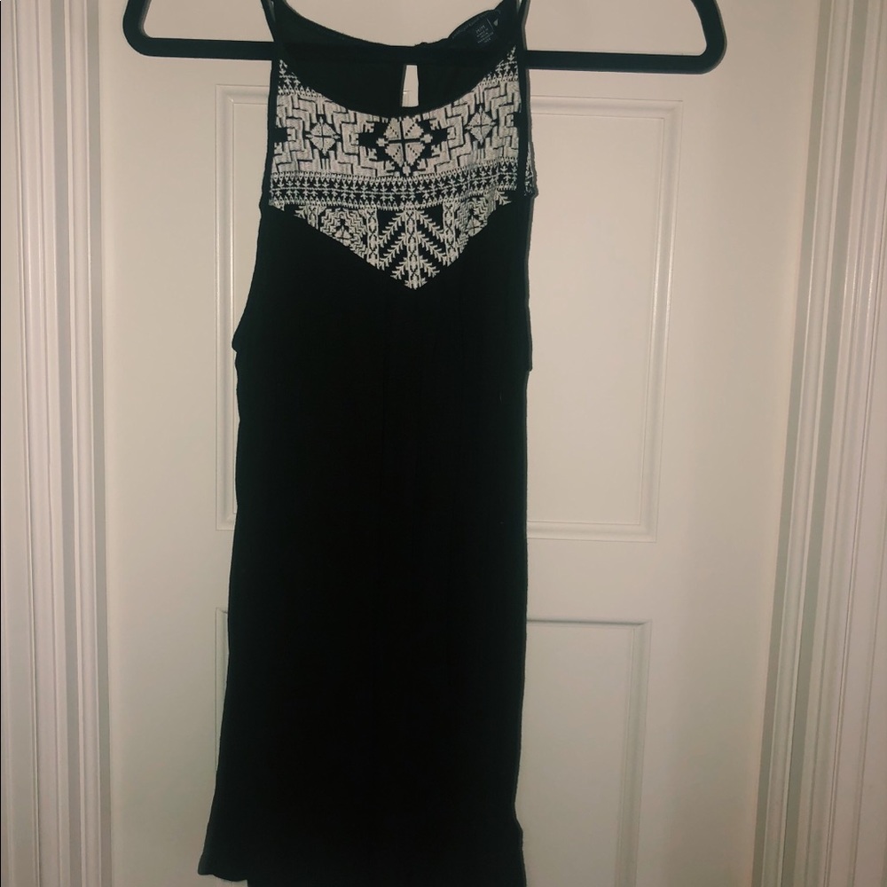 Black and White Bohemian Tank Top